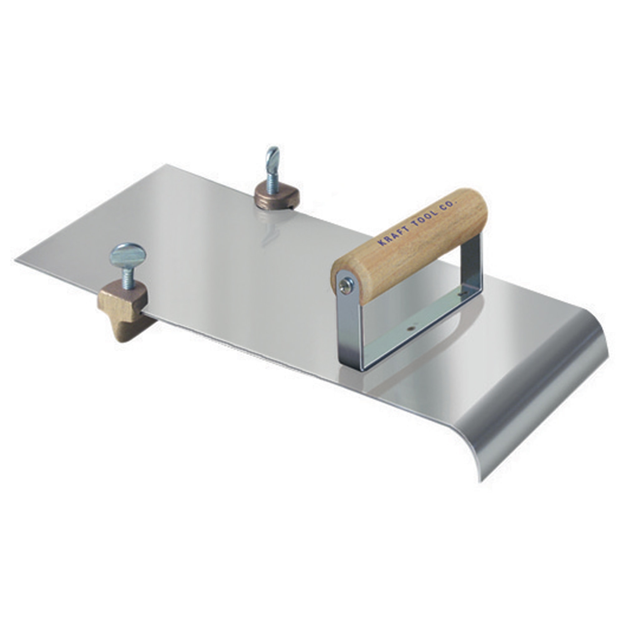 KRAFT KRAFT - 12"X5" Ss Hand Edger W/Adj 1/2"R 1/2"Bit Groover - — Concrete Finishing Tools Mississauga & Brampton GTA