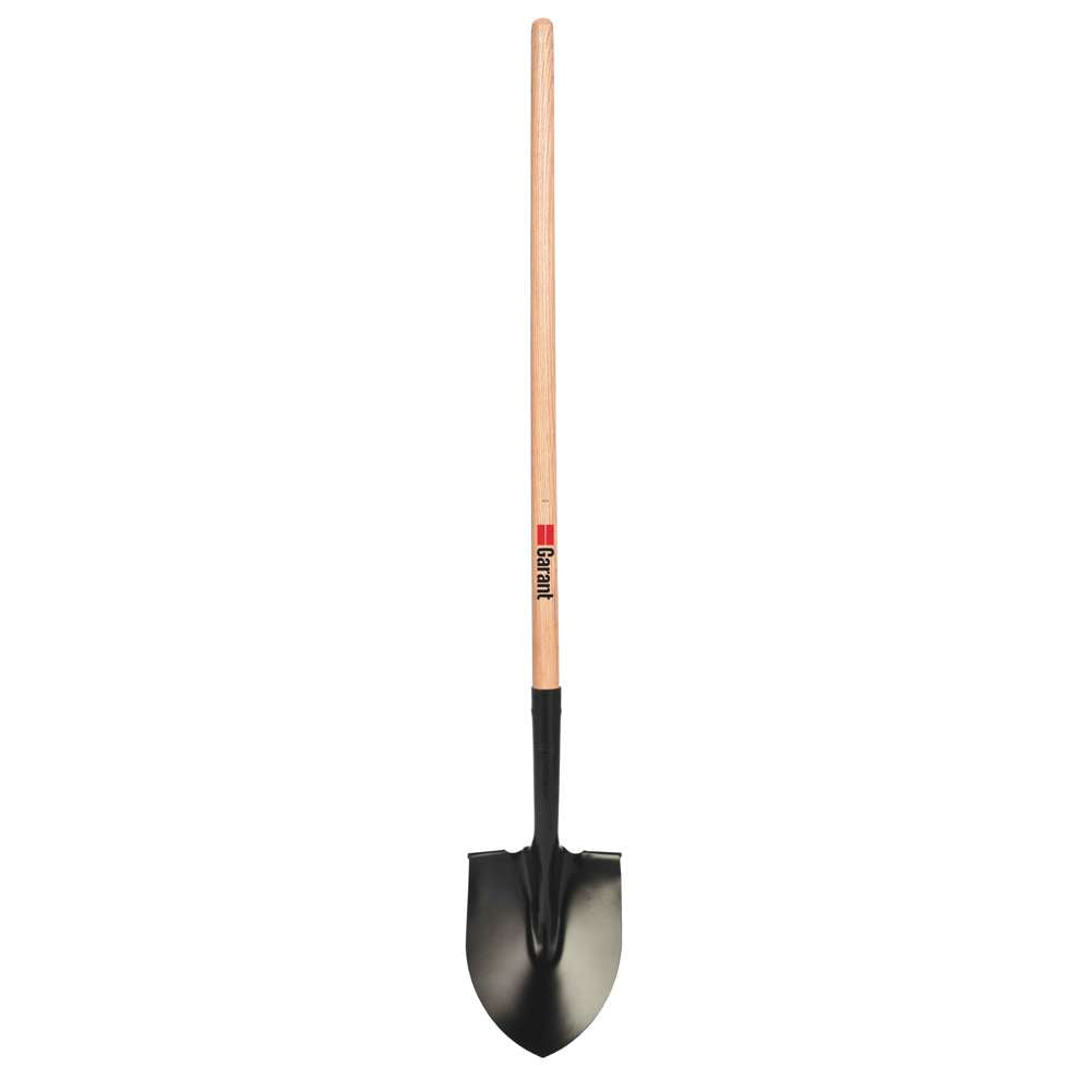 GARANT GARANT - Round Point Shovel, Long Wood Handle — Lawn & Garden Mississauga & Brampton GTA