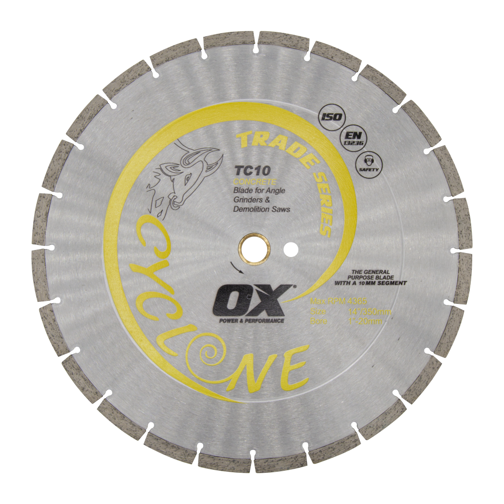 OX TRADE GENERAL PURPOSE DIAMOND PLATE 14" — Cutting Blades Mississauga & Brampton GTA