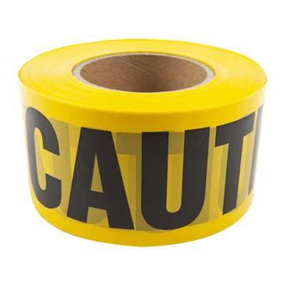 TOOLWAY Caution Tape 3"x1000' — Safety Gear Mississauga & Brampton GTA