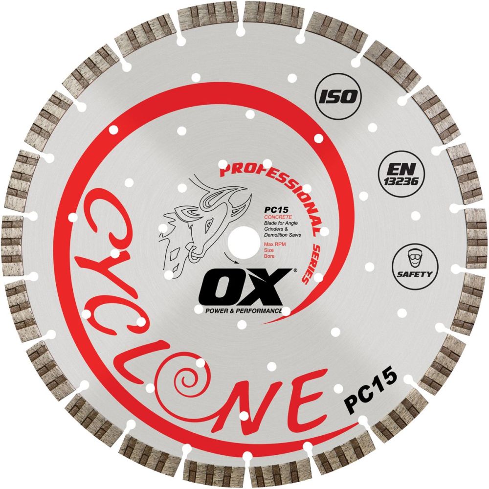 OX OX - Professional Concrete 12'' Diamond Blade - 1 - 20mm bore — Cutting Blades Mississauga & Brampton GTA