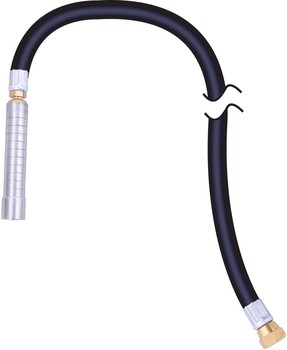 OX - 1200mm Chemical Resistant Hose with Connections — Industrial Sprayers Mississauga & Brampton GTA