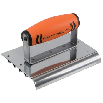 KRAFT KRAFT - 6"X4-1/2" Safety Step Edger/Groover W/Proform® Handle — Concrete Finishing Tools Mississauga & Brampton GTA