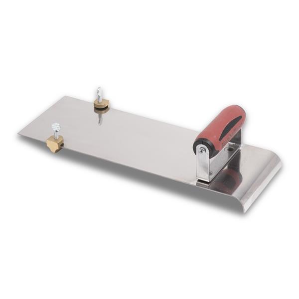 MARSHALLTOWN MARSHALLTOWN - Stainless Steel Hand Edgers W/ Adjustable Groover 1/4" — Concrete Finishing Tools Mississauga & Brampton GTA
