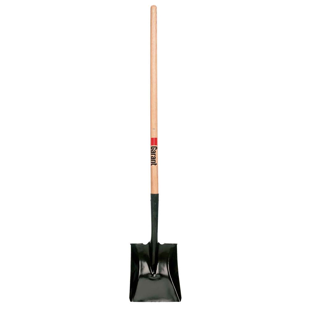 GARANT GARANT - Square Point Shovel, Long Wood Handle — Lawn & Garden Mississauga & Brampton GTA