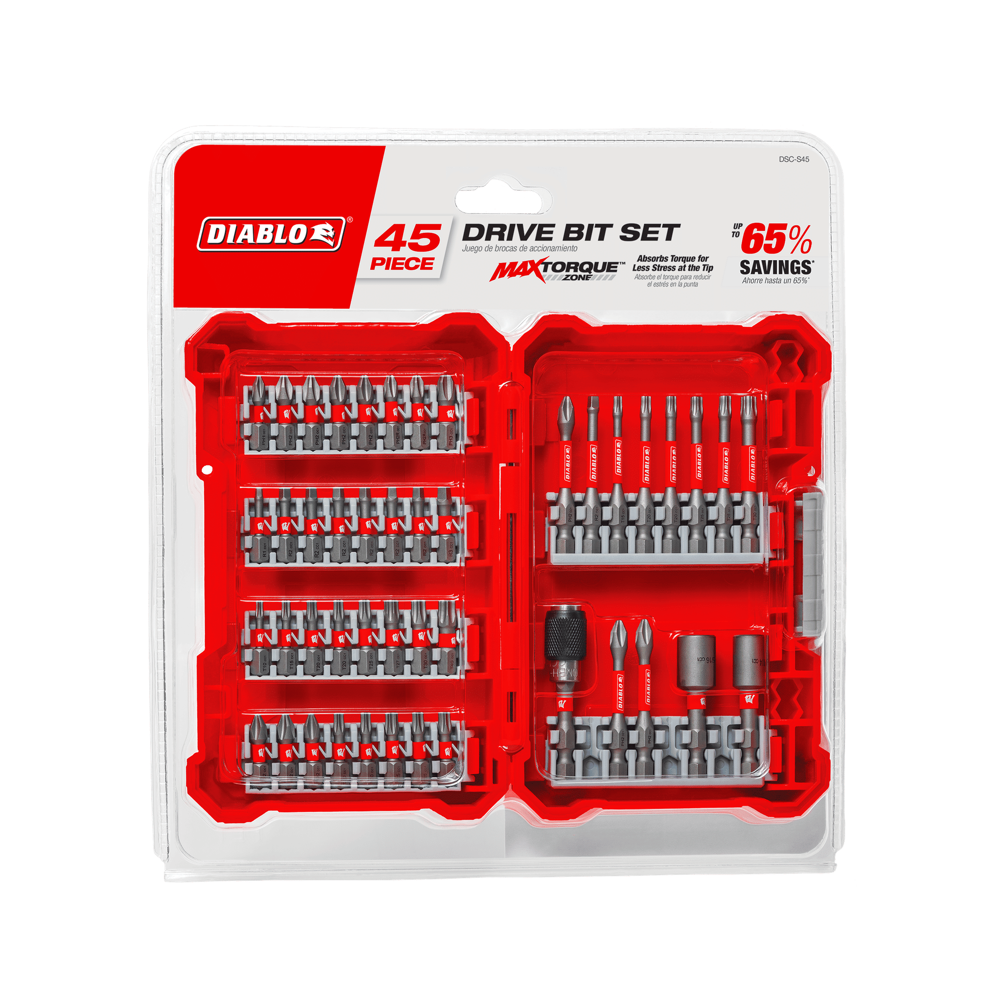 DIABLO DIABLO - 45 pc Screwdriving Set — Drill & Driver Bits Mississauga & Brampton GTA